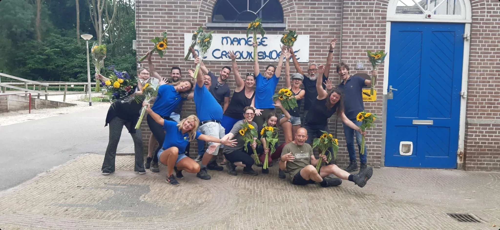 Groepsfoto vrijwilligers zomer 2023